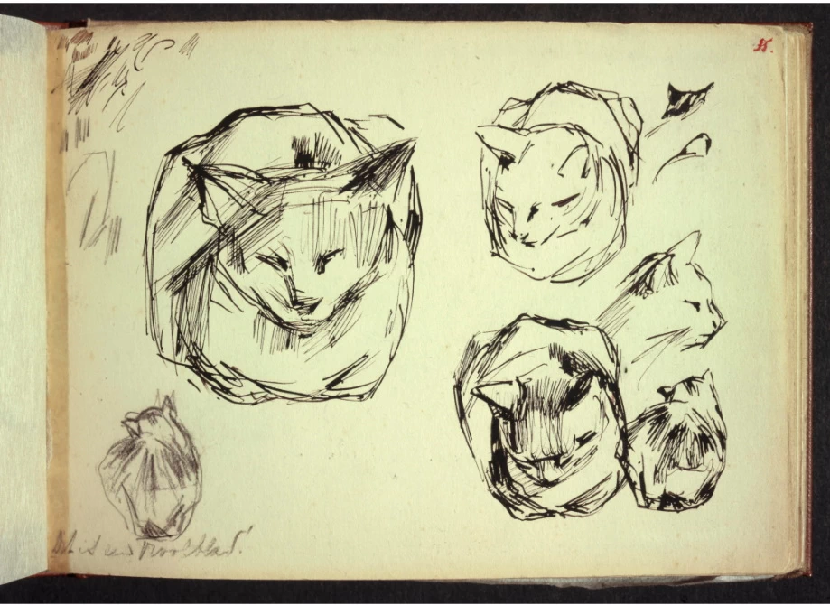 Blocco note con studi vari - Centraal Museum, Utrecht